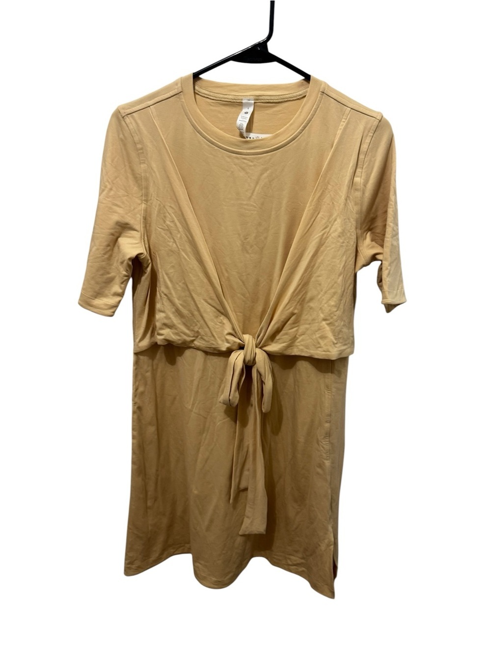 Lululemon Cotton Wrap-front T-shirt Dress Size 6